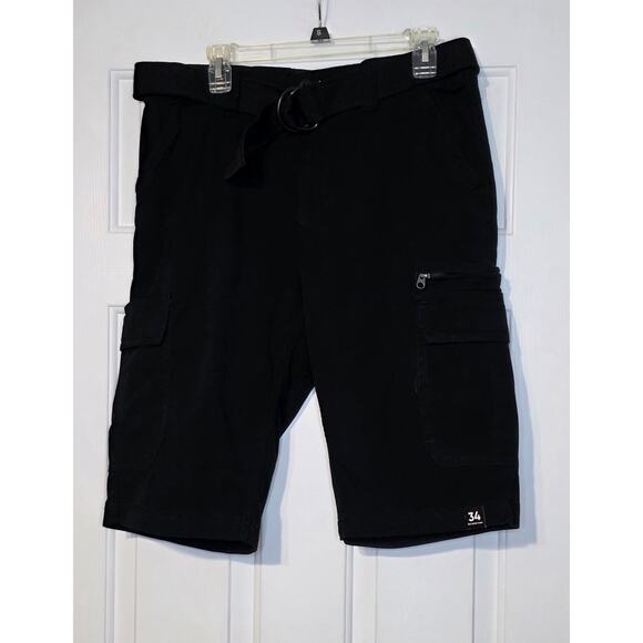 Cargo shorts Urban Pipeline Super Flex 34 NWT Black mens utility shorts - Picture 1 of 6